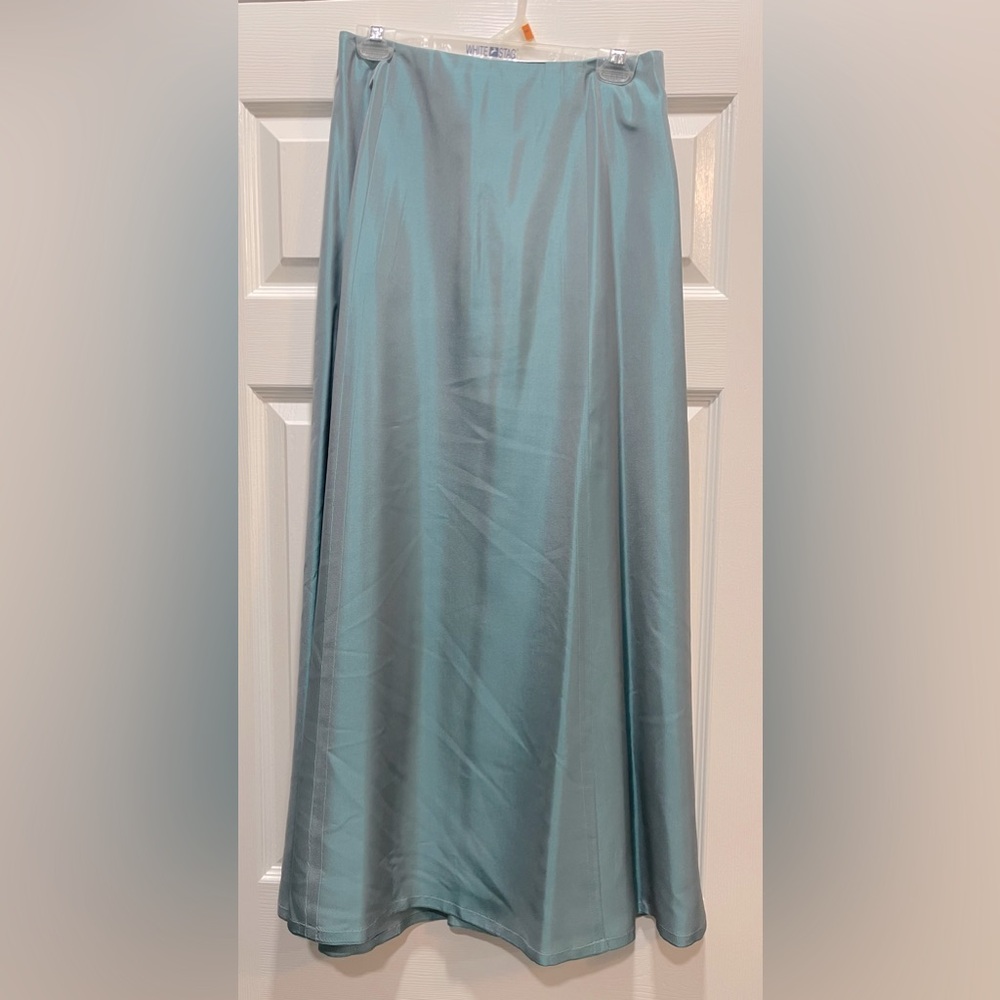 Long satin skirt from Laundry by Shelli Segal